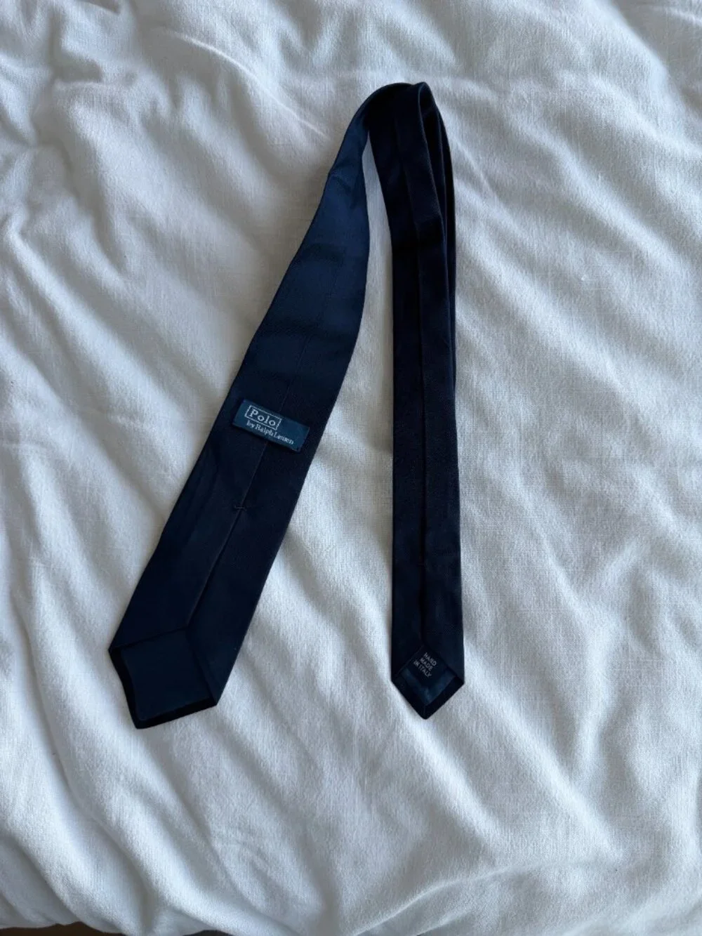 Men's Polo Ralph Lauren Silk Repp Narrow Navy Tie
